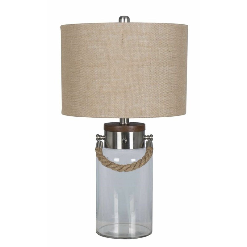 Breakwater Bay Adair 23" Bedside Table Lamp Set | Wayfair